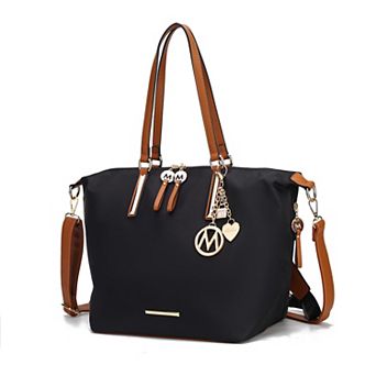 MKF Collection Layla Solid Tote Backpack Bag