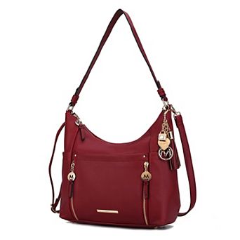 MKF Collection Ruby Faux Leather Shoulder Bag