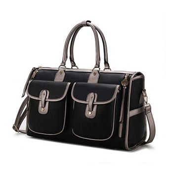 MKF Collection Genevieve Duffle Weekender Bag with Multiple Pockets