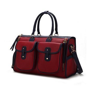 MKF Collection Genevieve Duffle Weekender Bag with Multiple Pockets