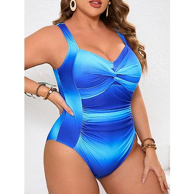 Elitechoice Women’s Plus Size One-Piece Swimsuit Summer Swimwear Bathing Suit