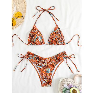 Elitechoice Women’s Print Bikini Set 2 Piece Swimsuit