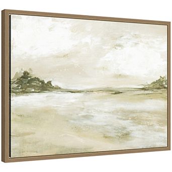 Perfect View Abstract Landscape by Naomi Hink NLS Design Framed Canvas Wall Art Print