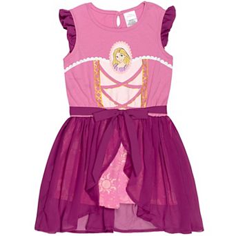 Disney Tangled Cosplay Skirt Overlay Romper