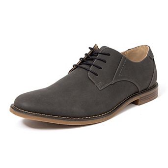 Men's Grey Oxford Dress Shoes