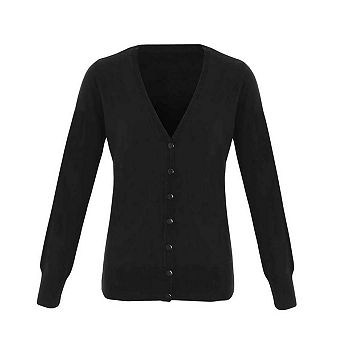 Premier Womens/Ladies Essential Acrylic V Neck Cardigan