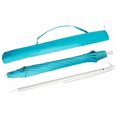 6.5ft Windproof Beach Umbrella Carry Bag No Base Portable Travel Shade