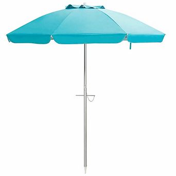 6.5ft Windproof Beach Umbrella Carry Bag No Base Portable Travel Shade