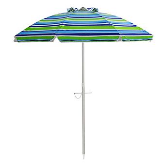 6.5ft Windproof Beach Umbrella Carry Bag No Base Portable Travel Shade