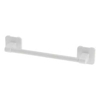 1 pc Self-Adhesive Towel Holder, Towel Bars, No Drilling Wall Mounted White