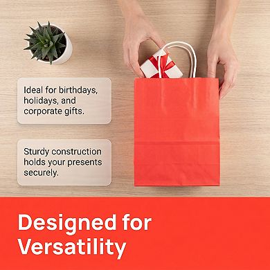 10 Pack Gift Bags Paper Bags Thick With Handles Premium Boutique