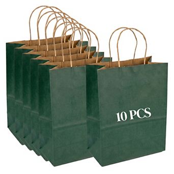 10 Pack Gift Bags Paper Bags Thick With Handles Premium Boutique