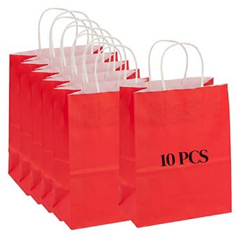 10 Pack Gift Bags Paper Bags Thick With Handles Premium Boutique