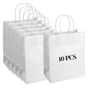 10 Pack Gift Bags Paper Bags Thick With Handles Premium Boutique