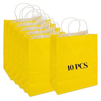 10 Pack Gift Bags Paper Bags Thick With Handles Premium Boutique