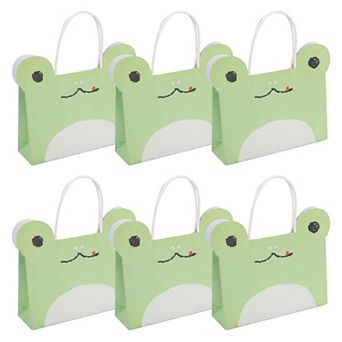 6 pc Adorable Cartoon Gift Bags for Children's Birthday Party Celebrations
