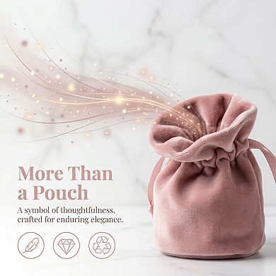 6 Pack Drawstring Bags Thick Durable Reinforced Luxurious Mini