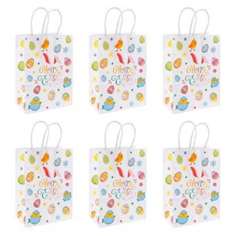 6 pc Playful Kawaii Candy Goodie Gift Bags for Birthday Parties and Special Occasions