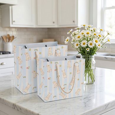 6 Pcs Gift Bag with A Cute Cartoon Rabbit Pattern for Kids' Birthdays and Special Occasions