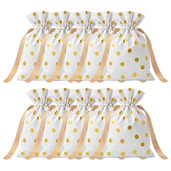 10 pc Multi-Purpose Waterproof Gift Bags with Handles for Various Occasions and Versatile Uses