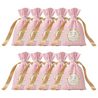 10 pc Multi-Purpose Waterproof Gift Bags with Handles for Various Occasions and Versatile Uses