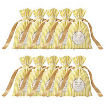 10 pc Multi-Purpose Waterproof Gift Bags with Handles for Various Occasions and Versatile Uses