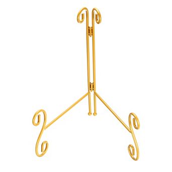 10''Plate Stand for Display Iron Decorative Plate Holders Folding Display Stand Easel