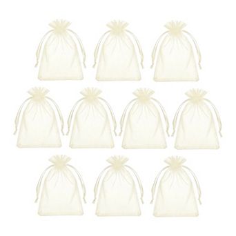 10 Pack Elegant Multi-Purpose Mini Gift Bags with Handles for Special Occasions 3.9"x5.9"