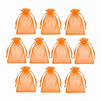 10 Pack Elegant Multi-Purpose Mini Gift Bags with Handles for Special Occasions 3.9"x5.9"