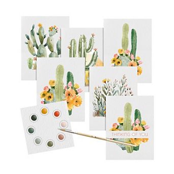 All-in-One Watercolor Art Prints + Postcards: Desert Botanicals