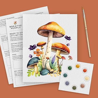 Mushroom All-In-One Watercolor Kit