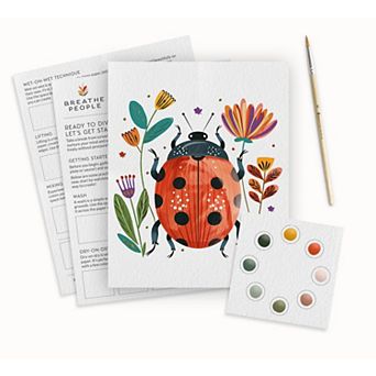 All-In-One Ladybug Watercolor Kit