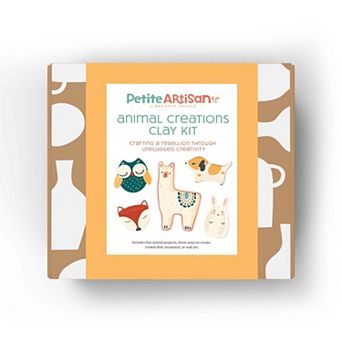Kids Animal Clay Kit, 4 Project Art Kit