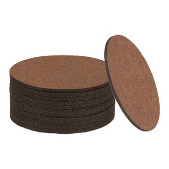 12 pc Felt Drink Coasters, Coffee Cup Mat for Furniture & Table Protection, Home Bar Use