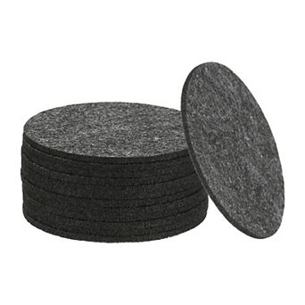 12 pc Felt Drink Coasters, Coffee Cup Mat for Furniture & Table Protection, Home Bar Use