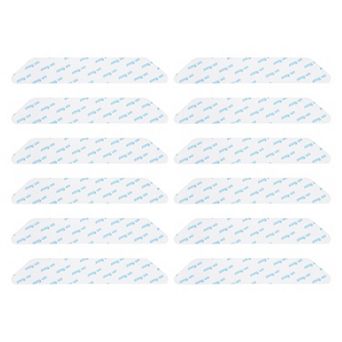 12 pc Reusable Non-Slip Rug Grippers Tape, Washable & Easy to Use for Floor
