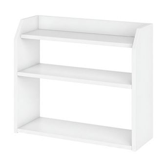3 tier Desktop Bookshelf with Open Shelves for Desk, Office, Study and Dorm
