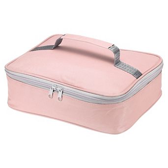 12.2" L Insulated Lunch Tote Bag with Handle, Waterproof Portable Food Storage