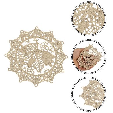 1Pc Milk Yarn Durable Embroidery Drink Coaster