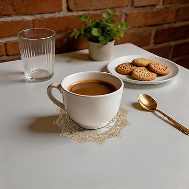 1Pc Milk Yarn Durable Embroidery Drink Coaster