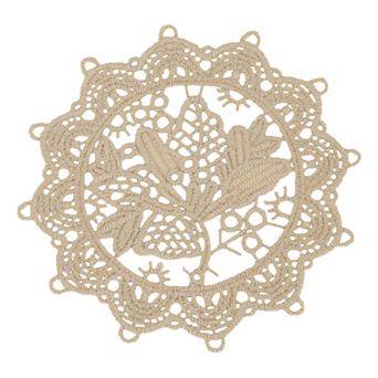 1 pc Milk Yarn Durable Embroidery Drink Coaster