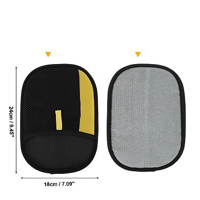 Pet Hair Remover Gloves for Shedding 1Pc Yellow