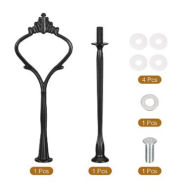 1 Set Cake Tray Stand Handle Dessert Plate Hardware Fitting Holder Rod Stand Handle for Cake Stand