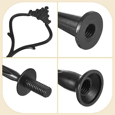 1 Set Cake Tray Stand Handle Dessert Plate Hardware Fitting Holder Rod Stand Handle for Cake Stand
