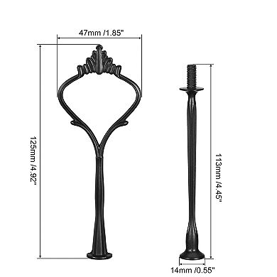 1 Set Cake Tray Stand Handle Dessert Plate Hardware Fitting Holder Rod Stand Handle for Cake Stand