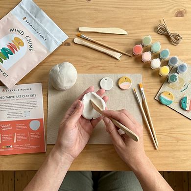 DIY Air Dry Clay Kit- Make Your Own Wind Chimes