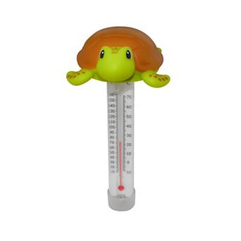 Sea Turtle Floating Pool Thermometer Heavy-Duty Character Thermometer for Pools