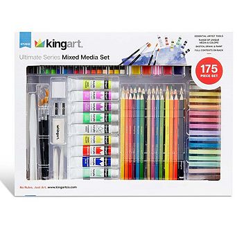 KINGART Mixed Media Ultimate Art Set - 175 pc