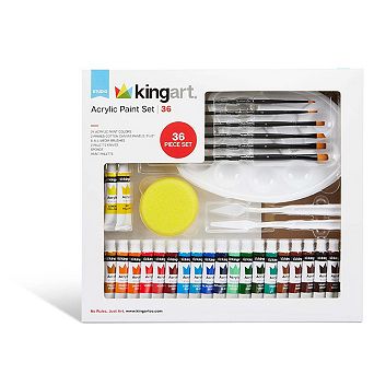 KINGART Acrylic Paint Starter Set 36 pc