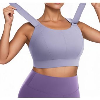 Adjustable High Impact Plus Size Sports Bra For Large Bust Running Gym Fitness